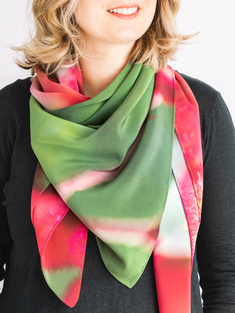 Lux Kangaroo Paw - Large Silk Scarf – Exactly This
